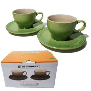 NEW Le Creuset Cappuccini Cups Palm Green